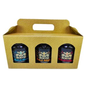 box-regalo-miele-millefiori-castagno-acacia-500g-borvei-apicoltura