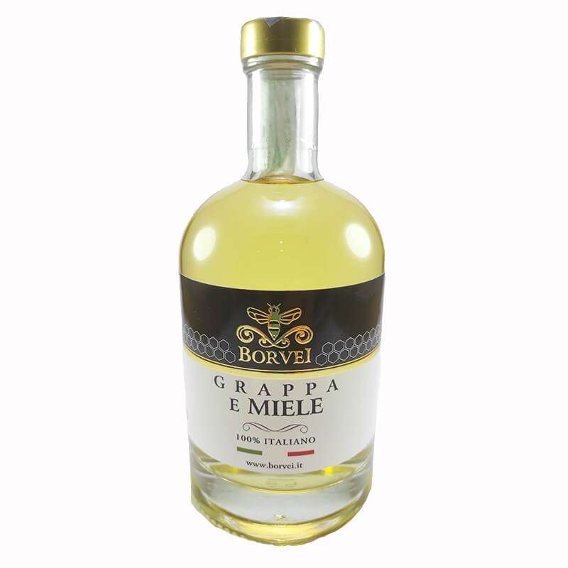 grappa al miele bottiglie 500ml