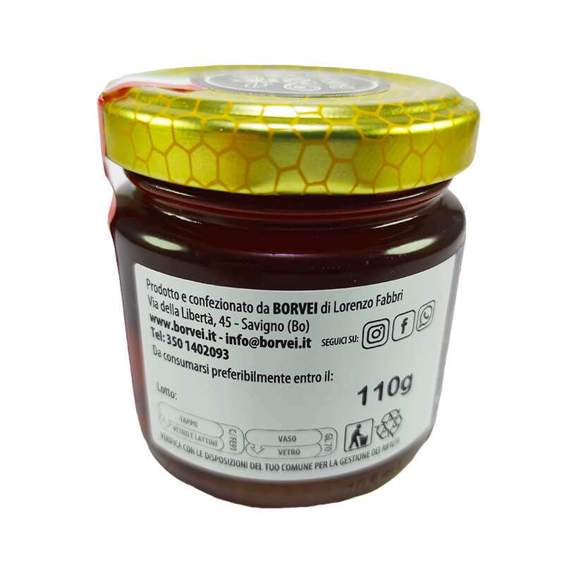 vaso-di-vetro-110g-miele-millefiori-produzione-apicoltura