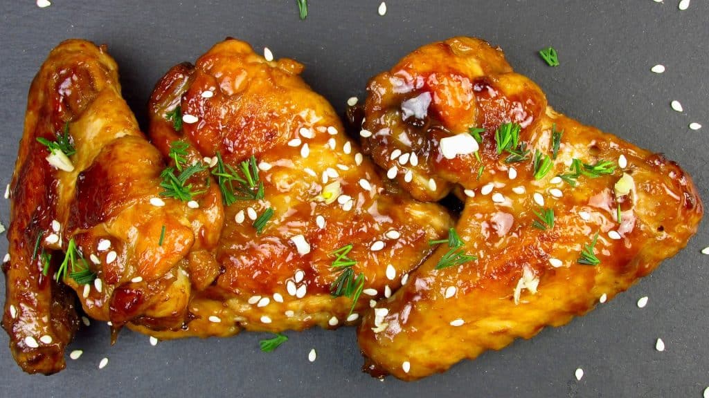 ALI DI POLLO GLASSATE AL MIELE