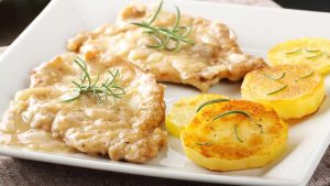 Scaloppine al rosmarino, salvia e miele 1 SCALOPPINE AL ROSMARINO, SALVIA E MIELE