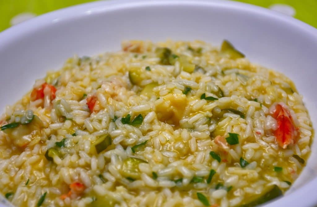 RISOTTO ALLE PERE, MIELE, NOCI E GORGONZOLA