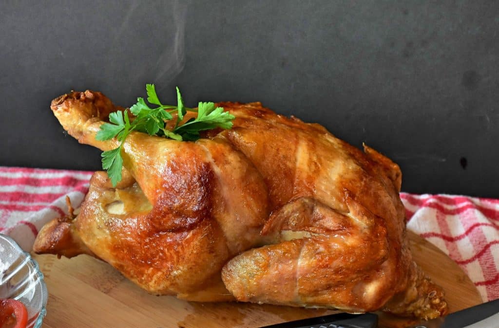 POLLO ARROSTO AL ROSMARINO E MIELE