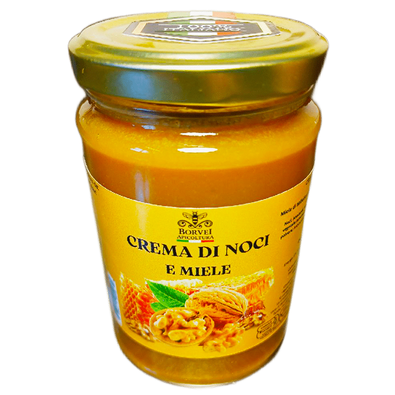 CREMA NOCE E MIELE APICOLTURA BORVEI CREMA NOCE E MIELE APICOLTURA BORVEI