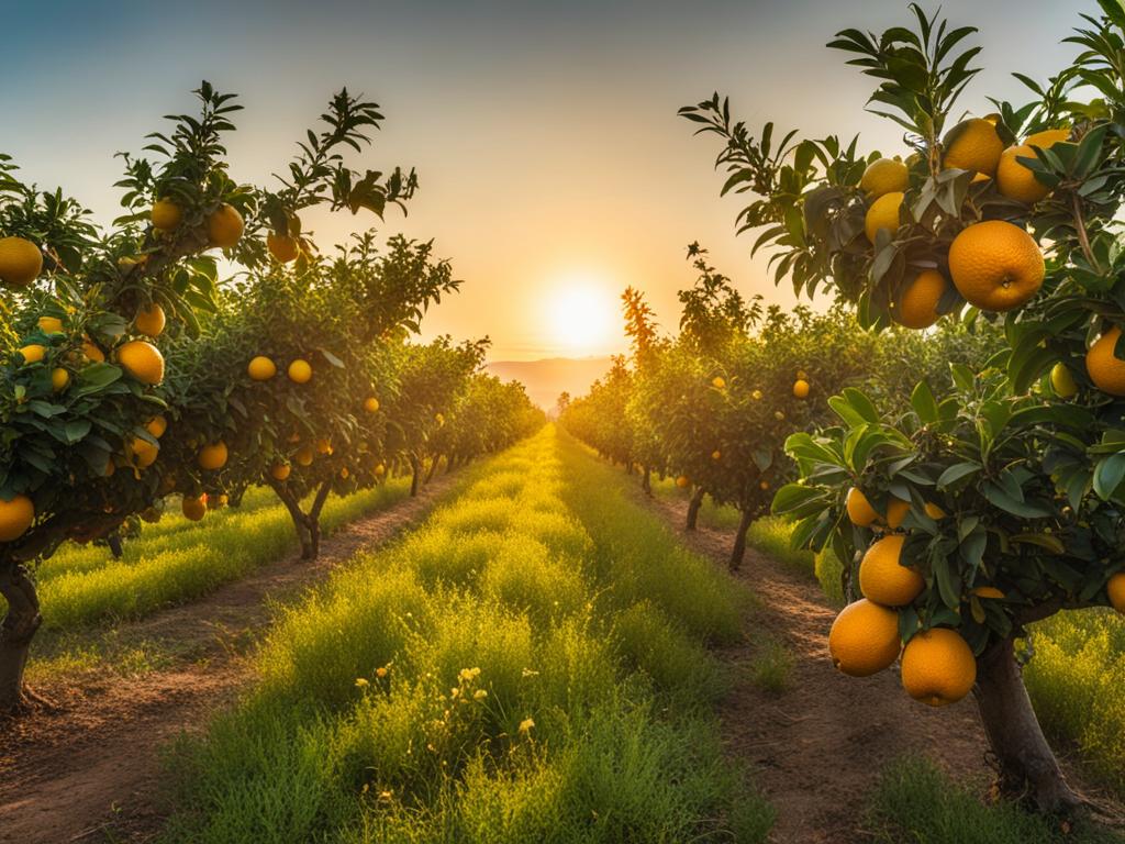 Coltivazione delle piante di agrumi