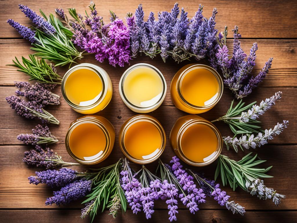 Miele di corbezzolo, miele di erica, miele di lavanda, miele di rododendro, miele di rosmarino, miele di manuka, miele di millefiori