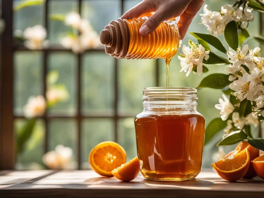 conservazione del miele d'arancio