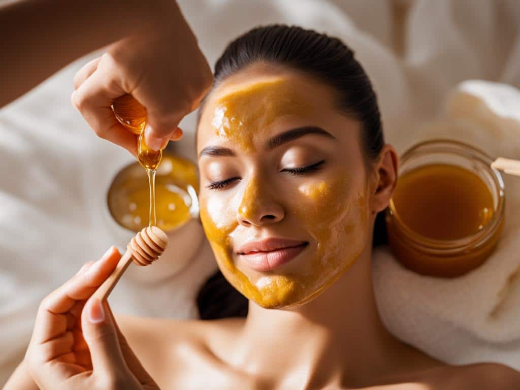 maschera viso al miele