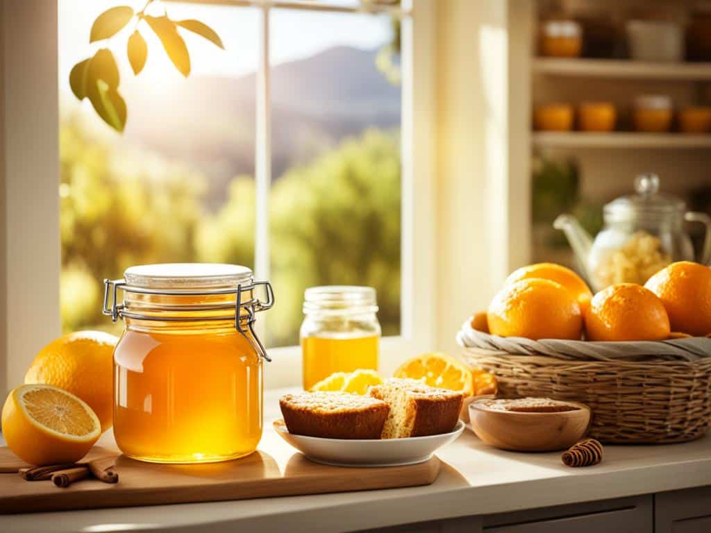 miele di agrumi in cucina