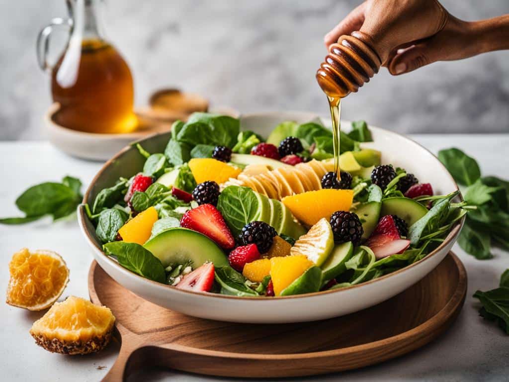 miele in insalata