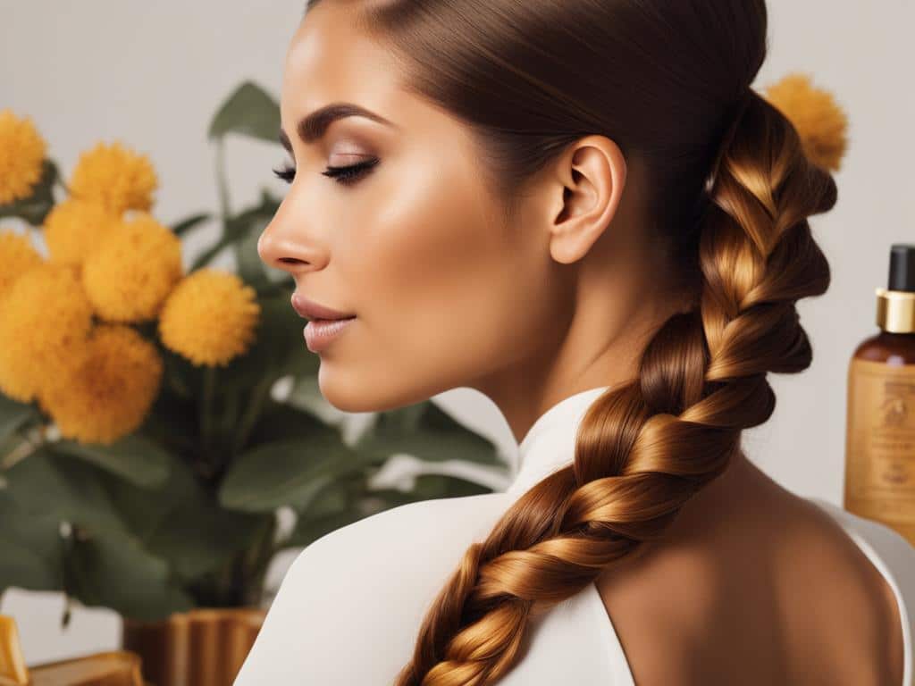 prodotti per la cura dei capelli al miele