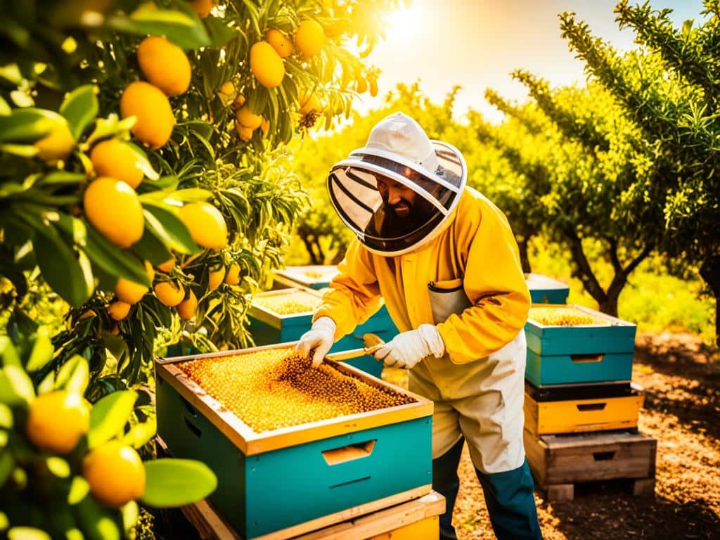 produzione del miele di agrumi
