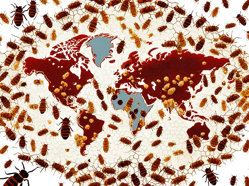Espansione della Varroa nel mondo