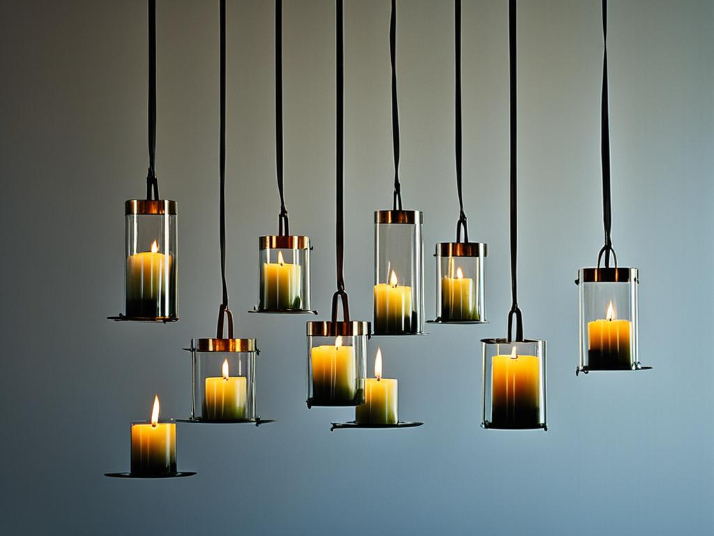 Decorazioni con Candele Sospese