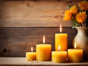 Il fascino delle candele di cera d'api: un'atmosfera calda e accogliente 1 Il fascino delle candele di cera d'api: un'atmosfera calda e accogliente