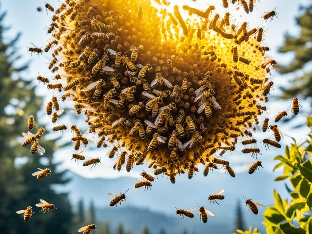 communicating bees image