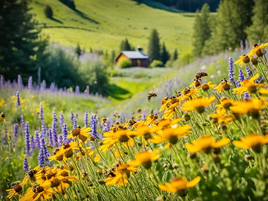 api nel loro habitat naturale