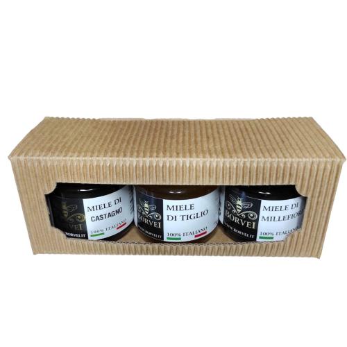 confezione regalo 3 mieli