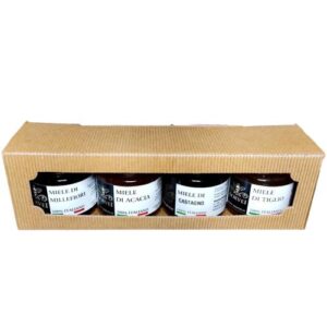 confezione regalo 4 mieli 110g